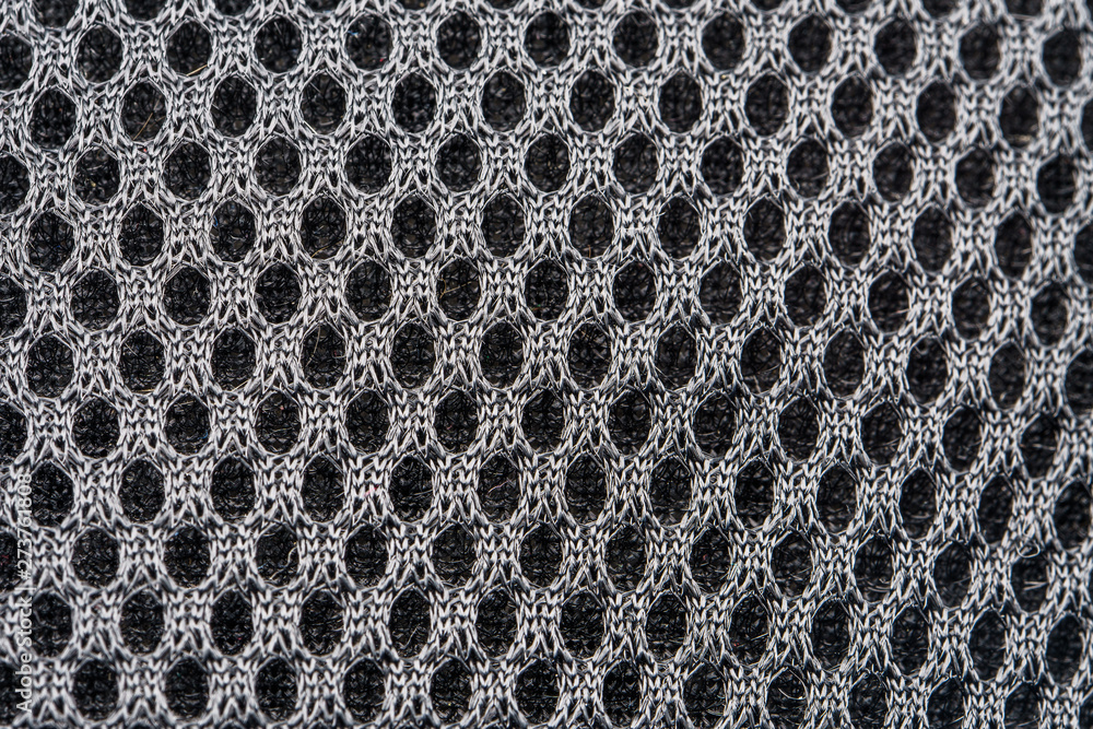 Nylon mesh texture background. The material for of sportswear and shoes.