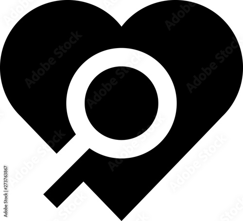 Heart Diagnosis Stress Test Vector Icon