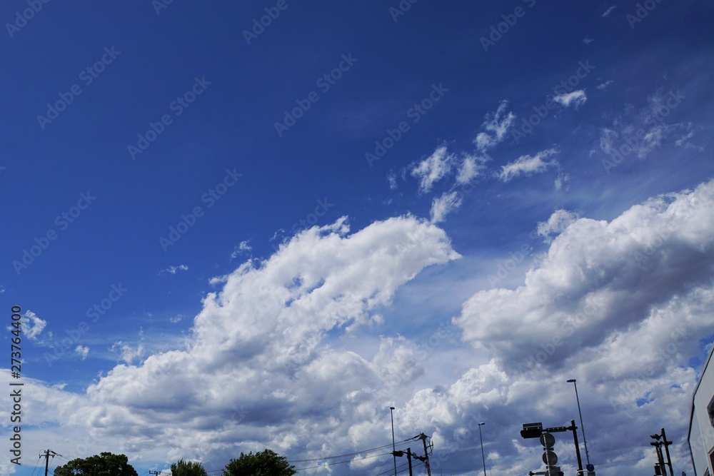 青空と雲 青空と雲