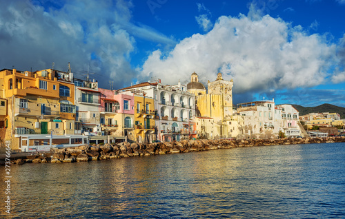 Ischia town waterfront, Naples, Italy © Boris Stroujko