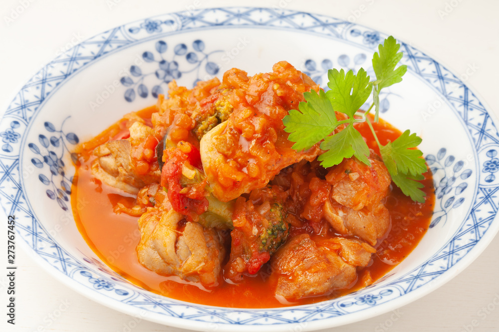 鶏肉のトマト煮 鶏肉のトマト煮
