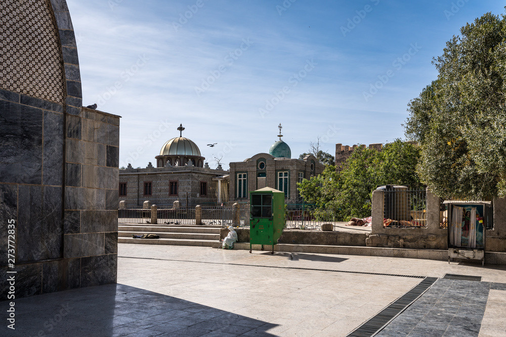 Obraz premium Church of Our Lady St. Mary of Zion Axum, Ethiopia.