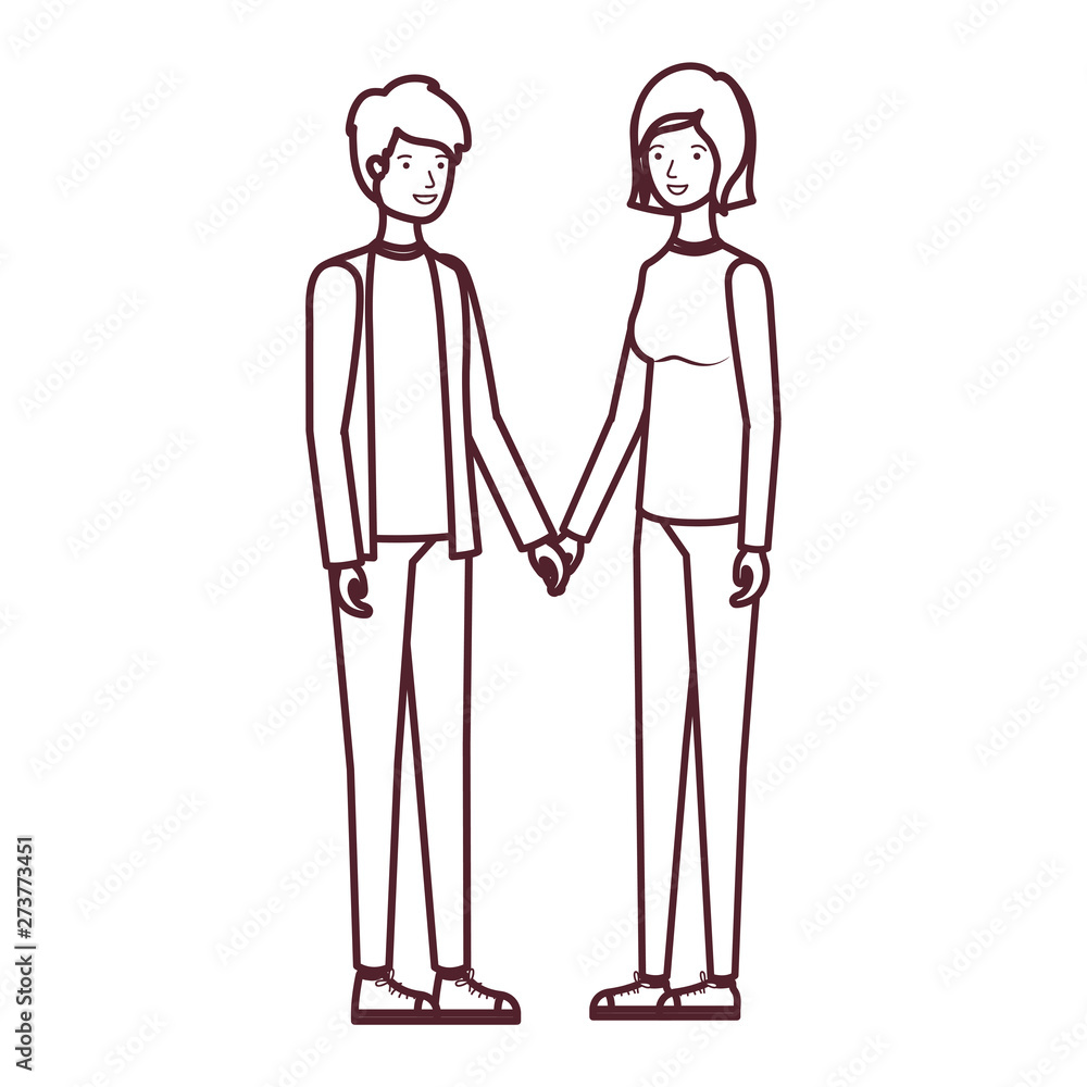 silhouette of couple in white background character silhouette of couple in white background character