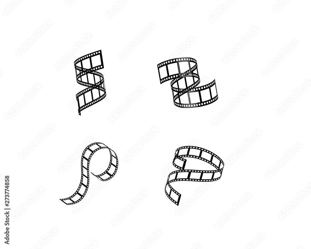 blank old filmstrip illustration vecto blank old filmstrip illustration vecto