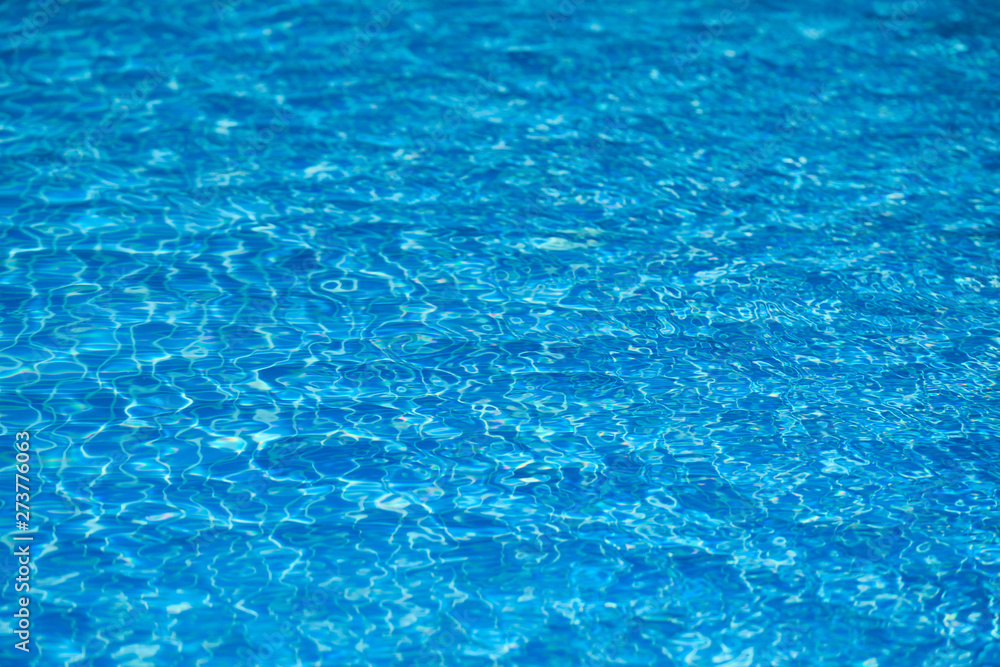 Abstract blue pool wave background