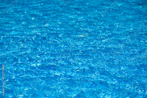 Abstract blue pool wave background