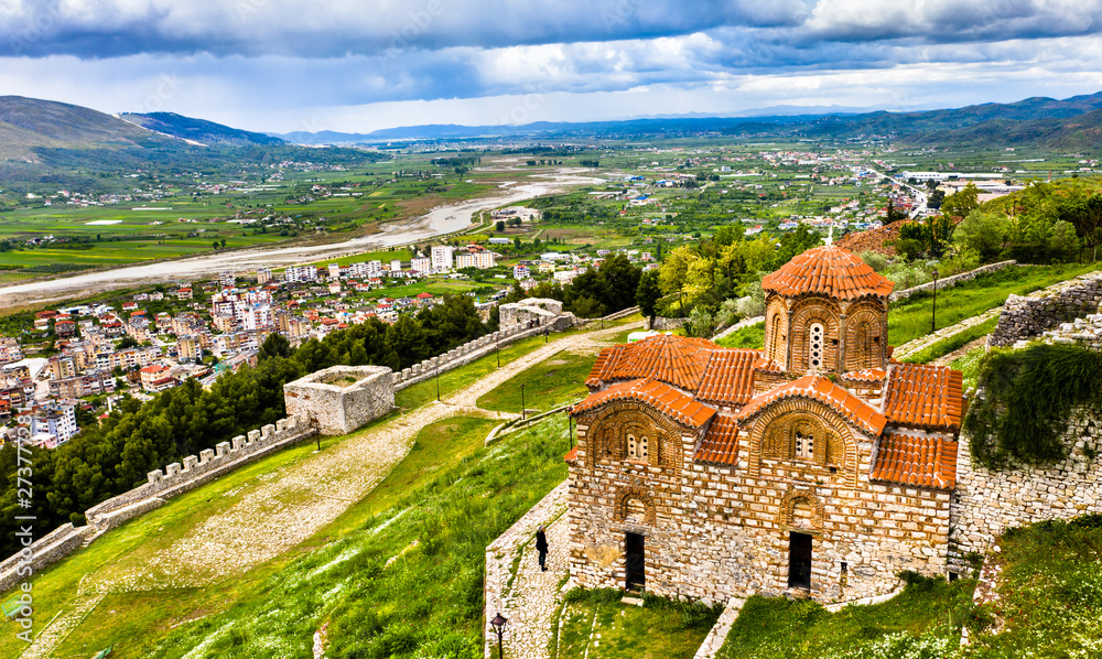 Holy Trinity Church at the Berat Citadel in Albania