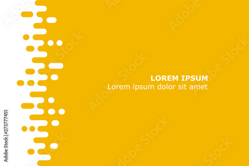 Abstract yellow Rounded Lines Halftone Transition