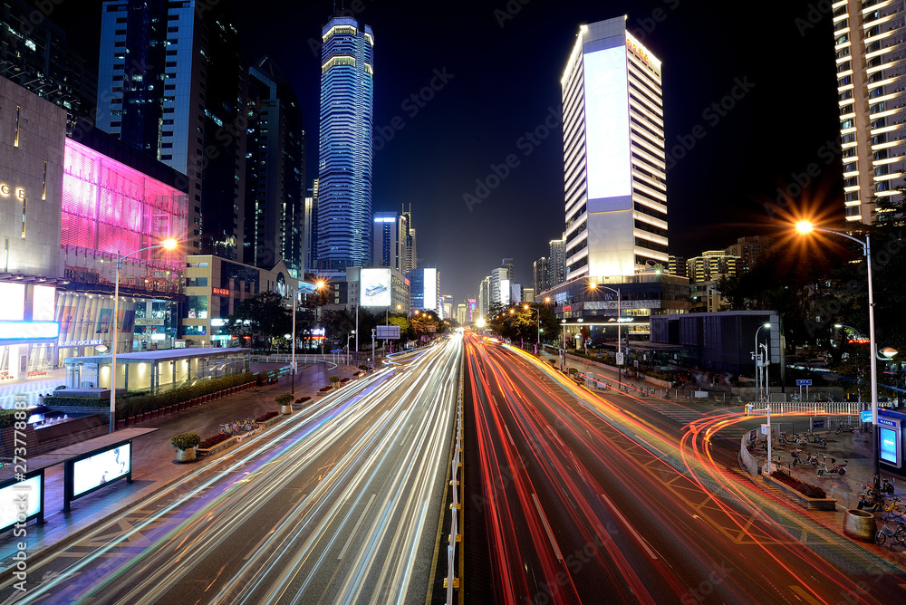 Fototapeta premium 中国・深圳夜景