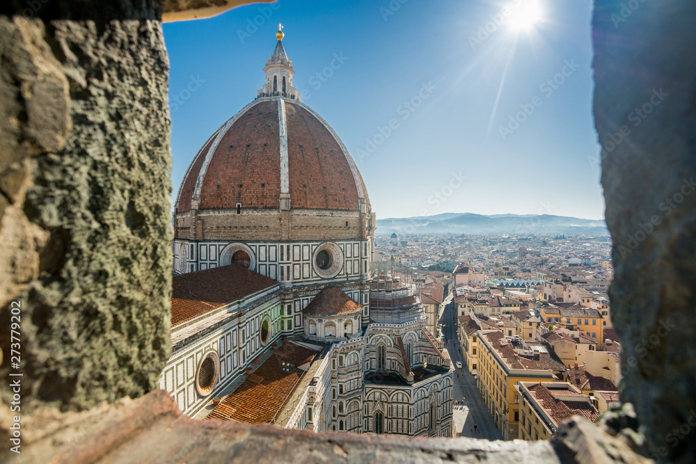 Fototapeta premium Florence Dome in Italy. Cityscape.