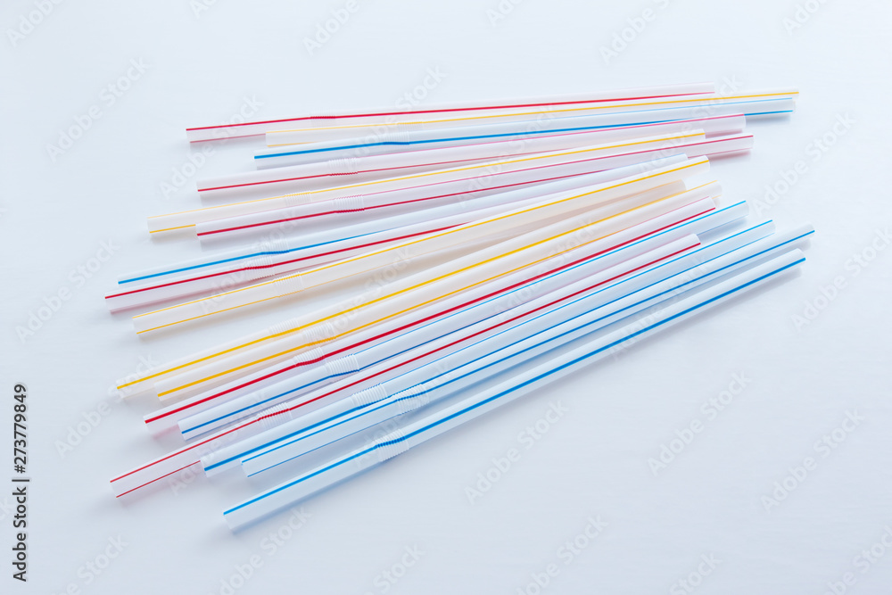 Fototapeta premium プラスチック製品のストロー