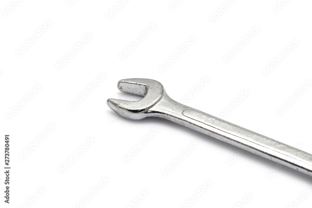 Close up of wrenches isolated on white Close up of wrenches isolated on white
