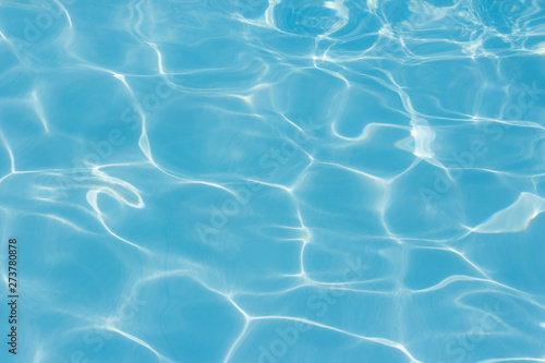 Fototapeta Naklejka Na Ścianę i Meble -  Light blue water pool texture
