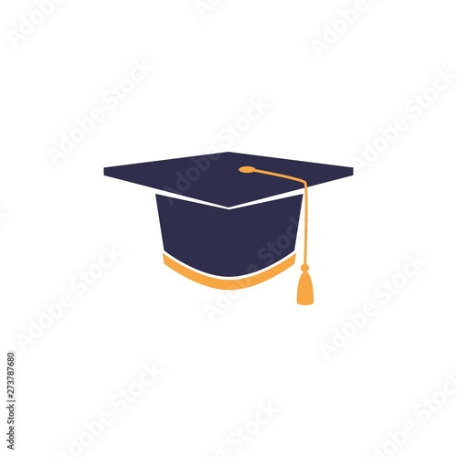 graduation cap icon logo