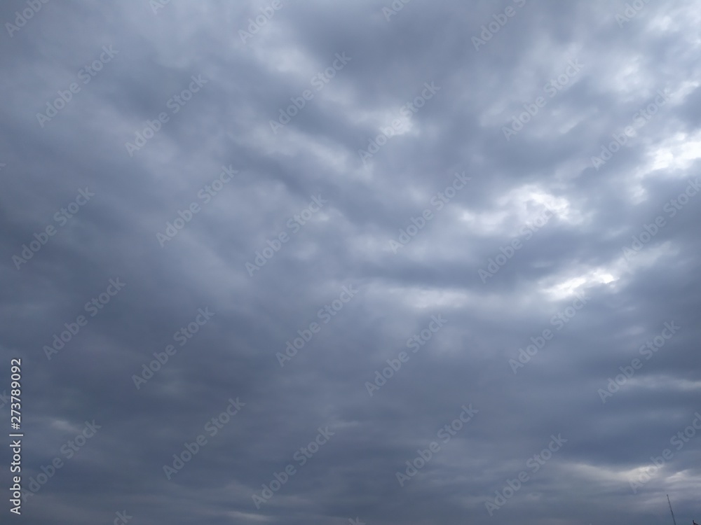 Fototapeta premium light white on dark sky rainy season