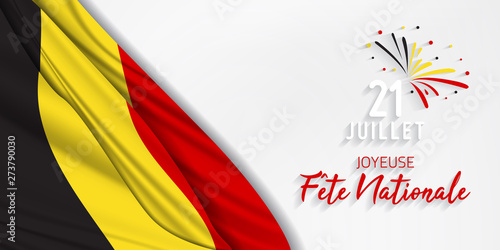 Belgium National Day - Belgian National Day. 21 Juillet Fete Nationale
