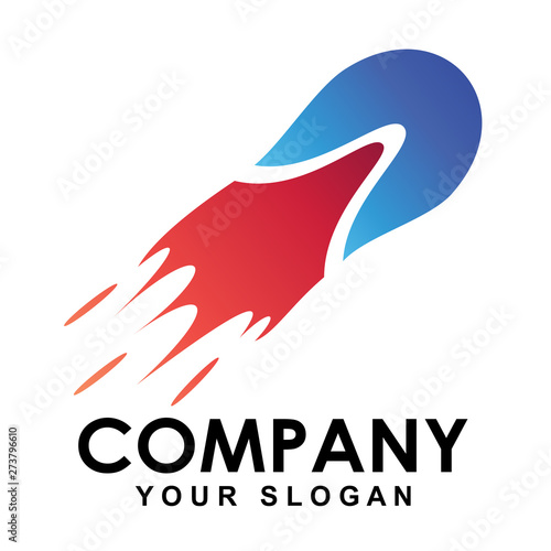 fast slippers logo, sandals logo