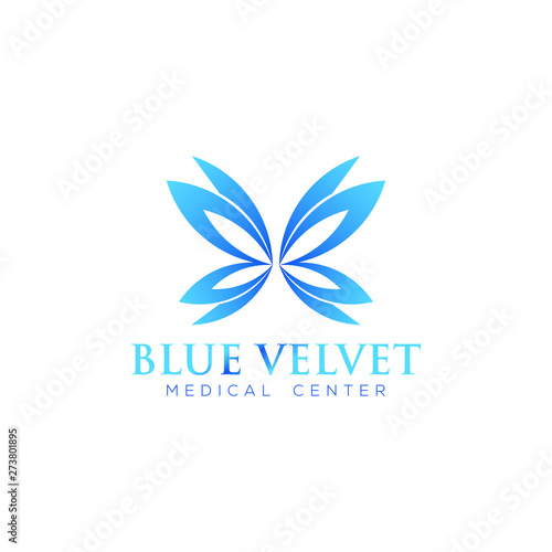 Modern butterfly wings / angel wings logo design inspiration