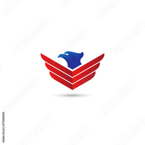 eagle wings vector logo.