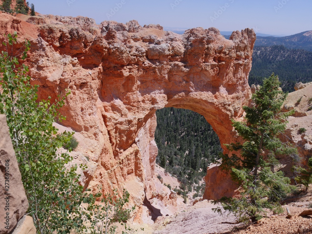 The Natural Bridge is one of the top attractions at Bryce Canyon National Park in Utah.