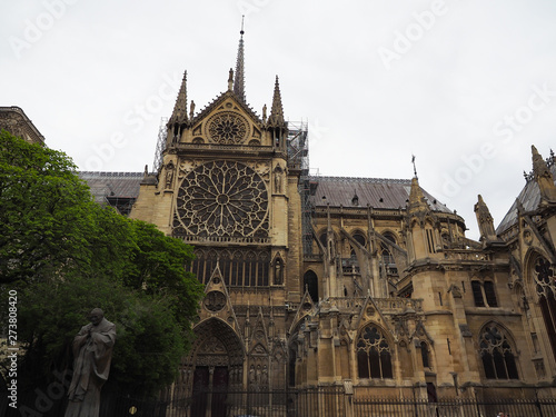North Notre-Dame Cathedral Before the fire World Heritage of France Travelers want to see it once.