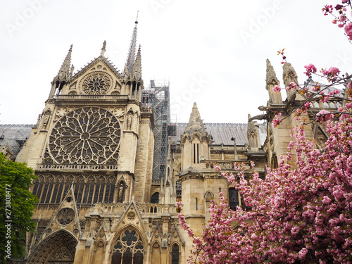 North Notre-Dame Cathedral Before the fire World Heritage of France Travelers want to see it once.
