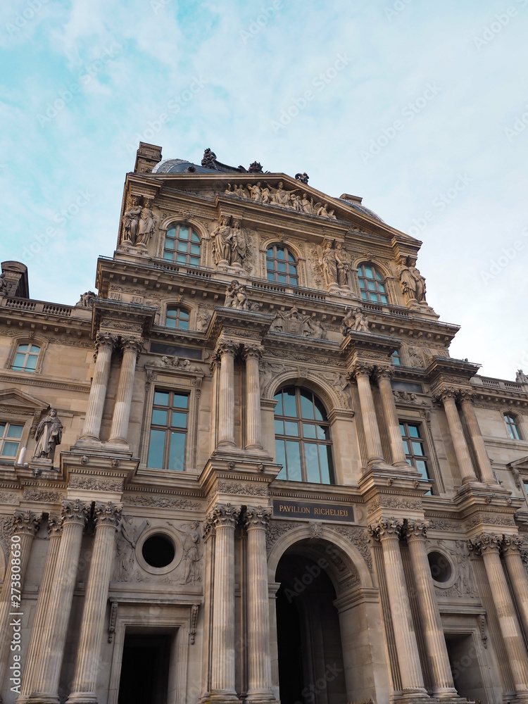 The Louvre Museum of France. Travelers want to see it once.