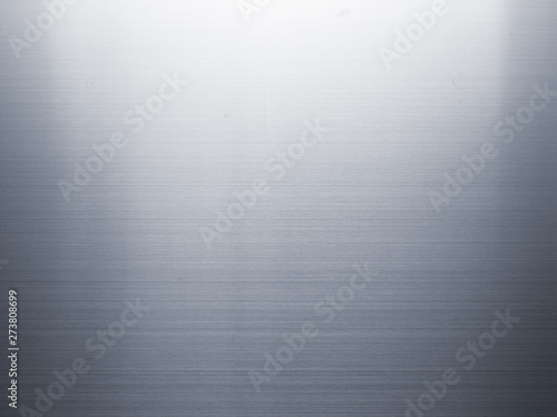 High quality of stainless steel metal texture background with reflection