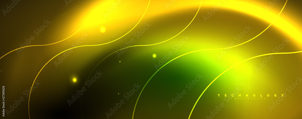 Shiny neon lines template - northern lights glowing blur lines. Futuristic style glow neon 80s disco club or night party techno template Shiny neon lines template - northern lights glowing blur lines. Futuristic style glow neon 80s disco club or night party techno template