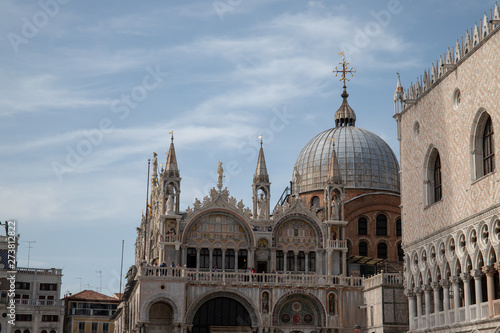 view of piazza San Marco in Venice, Italy. Architecture and landmark of Venice © Master Of Footage