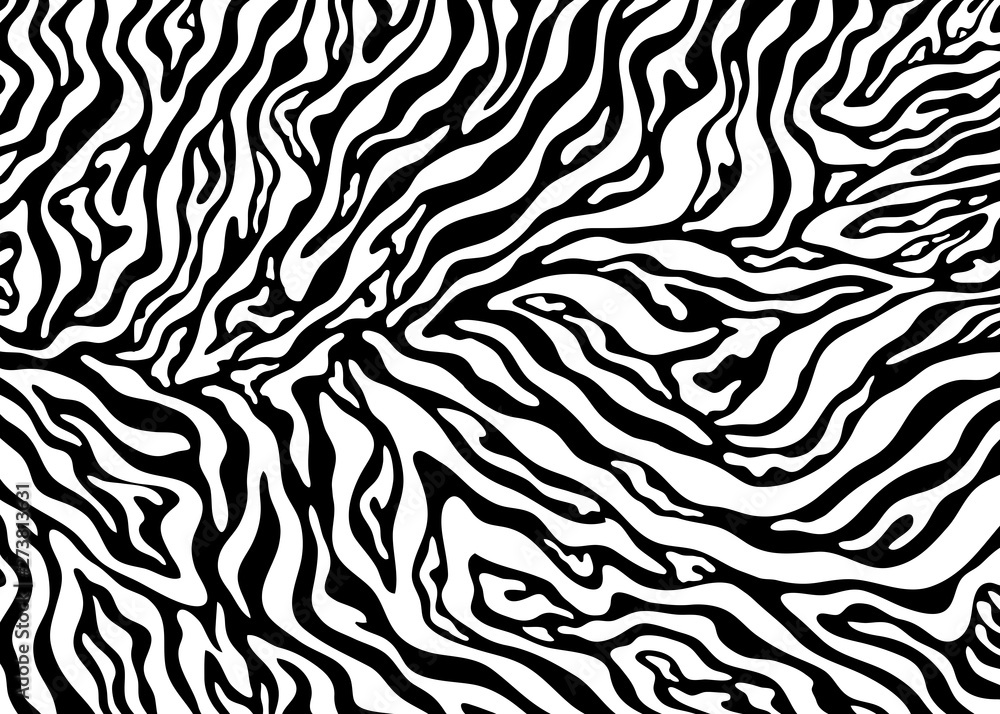 Zebra skin pattern design. Abstract animal print vector illustration background. Wildlife fur skin design illustration. For web, home decor, fashion, surface, graphic design Zebra skin pattern design. Abstract animal print vector illustration background. Wildlife fur skin design illustration. For web, home decor, fashion, surface, graphic design