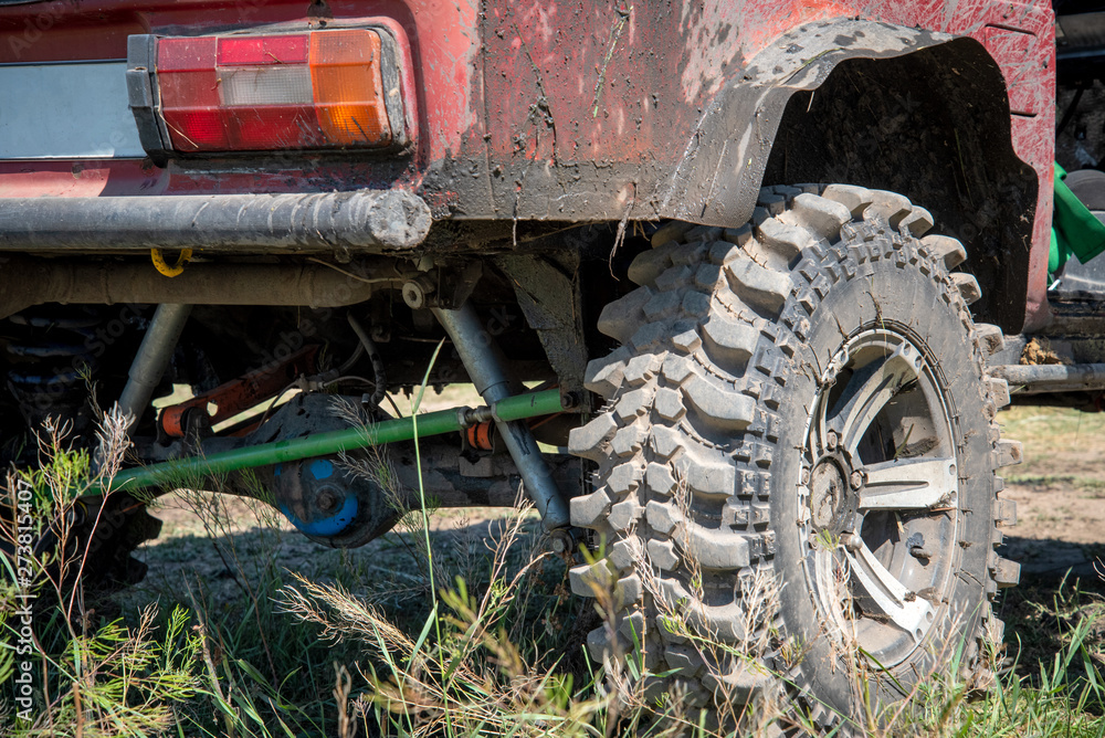 off-road car for participation in sports competitions with special equipment off-road car for participation in sports competitions with special equipment