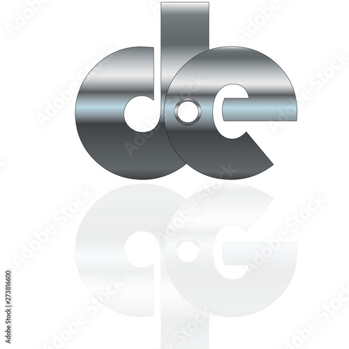 Buchstaben de genietet