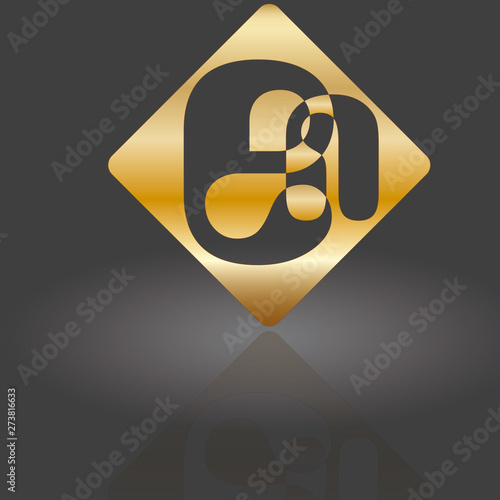 Goldquadrat en