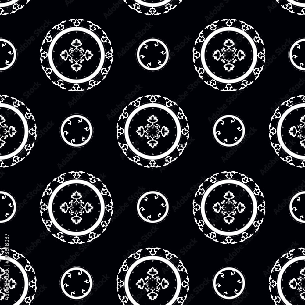 Ethnic stylized pattern based on the Central Asian ornament Pahta. Vector seamless Ethnic stylized pattern based on the Central Asian ornament Pahta. Vector seamless