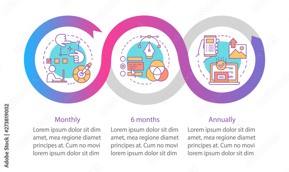Photo editor subscription vector infographic template Photo editor subscription vector infographic template