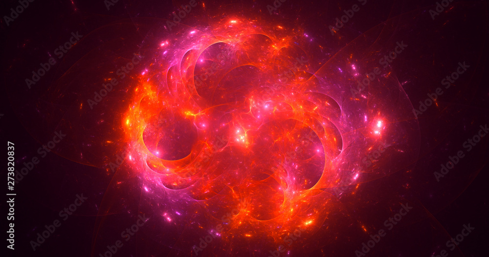3D rendering abstract round light background 3D rendering abstract round light background