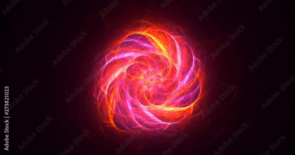 3D rendering abstract round light background 3D rendering abstract round light background