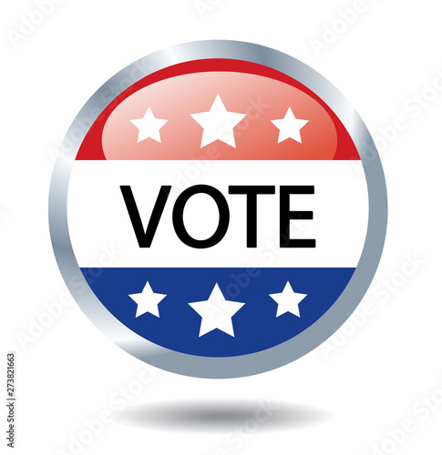 American presidential election badges