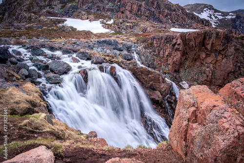 Teriberka  The North of Russia  northern waterfalls