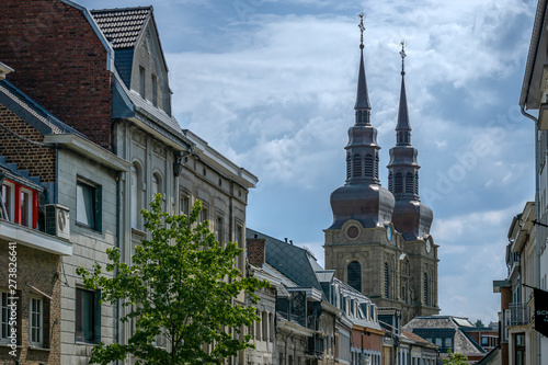 Innenstadt Eupen mit Nikolauskirche