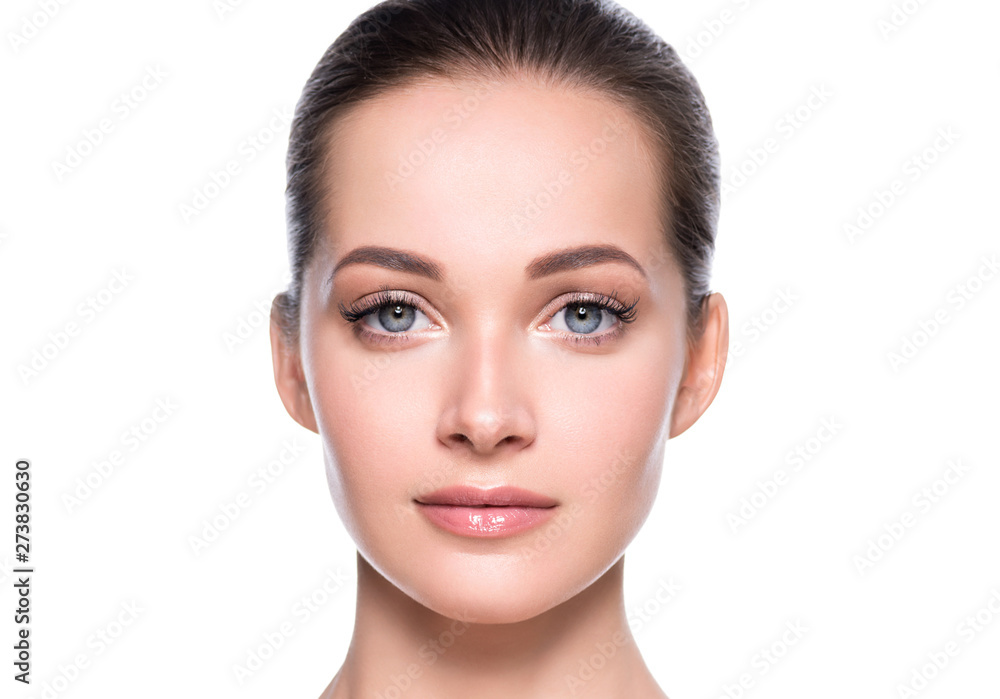 Beauty woman face healthy skin concept Beauty woman face healthy skin concept