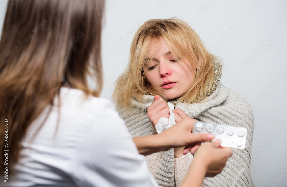 Vitamins are important for health. Medical doctor examining patient. Primary care doctor making diagnosis to sick woman. Doctor visiting unhealthy woman at home. Patient care and healthcare Vitamins are important for health. Medical doctor examining patient. Primary care doctor making diagnosis to sick woman. Doctor visiting unhealthy woman at home. Patient care and healthcare