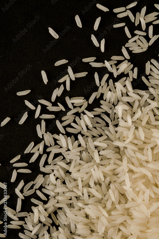 Organic brown rice texture - obrazy, fototapety, plakaty 