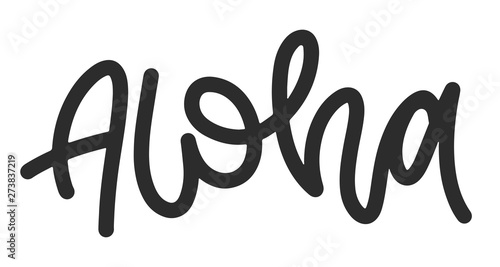 Summer lettering composition