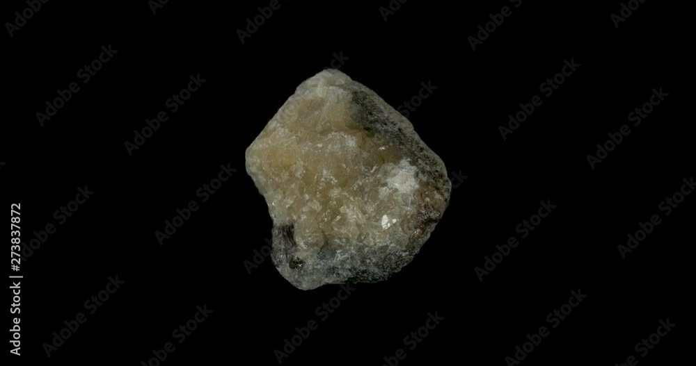 Septarian Nodule Rock Turning on Black Septarian Nodule Rock Turning on Black