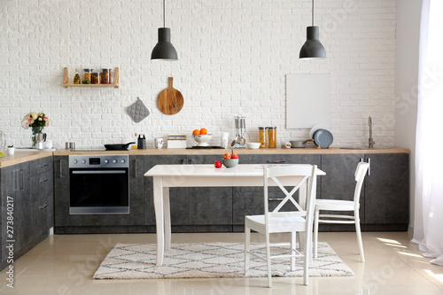 Stylish interior of modern kitchen © Pixel-Shot