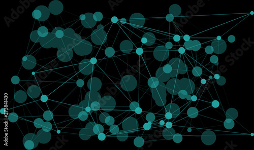 Modern technology transformation, abstract layout, algorithm conception
