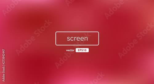 Abstract blurred gradient background. Red color. Unfocused style bokeh. Colorful editable mesh. Soft pastel colored blur. Minimal modern style. Beautiful template. EPS10 vector illustration.