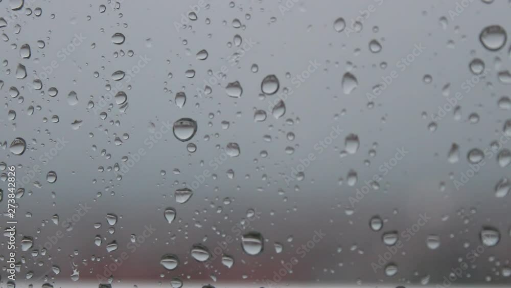 Raindrops on the window and thunder light Raindrops on the window and thunder light